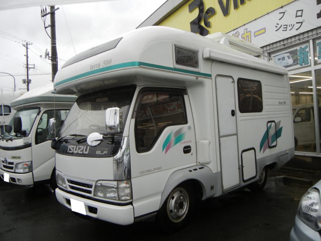 オートガード八戸 在庫車情報 納車済みh8年エルフキャンピング テラ500 4wd D